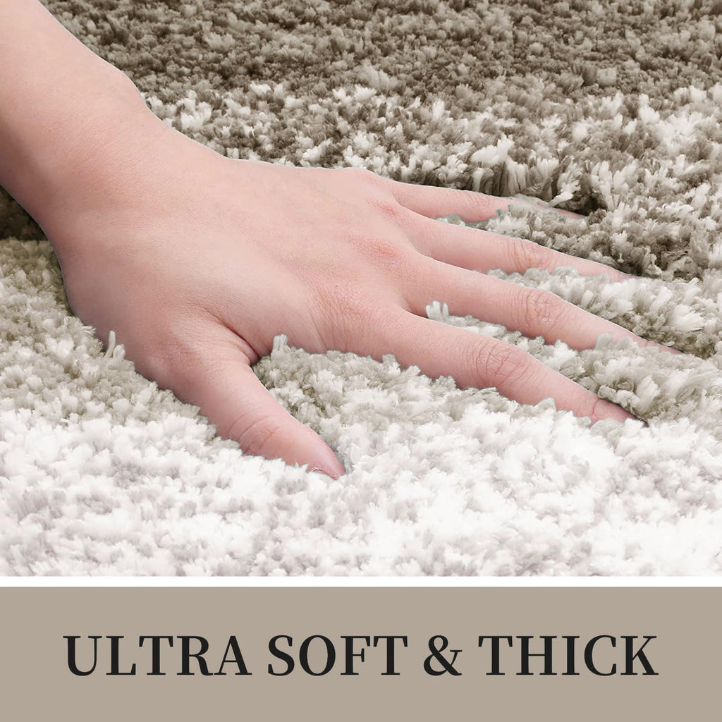 Tapis de bain en microfibre ultra doux et absorbant - Tapis shaggy antidérapant, lavable en machine, 40x60 cm