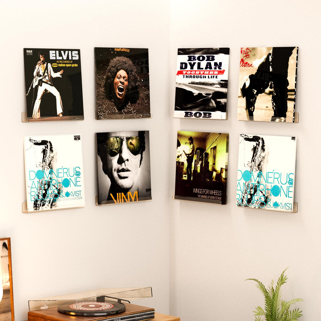 Étagères Acrylique Transparentes Upsimples, 38 cm - Lot de 4 Étagères Flottantes Murales pour Rangement Livres Enfants/Chambre/Chambre/Salle de Bain/Cuisine